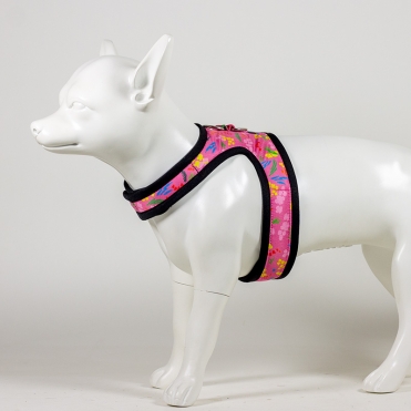 Floral Rosa Arnés Sport