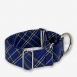 Collar Martingala Tartan Azul