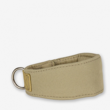 Collar Acolchado para Galgos Beige Caninetto