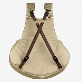 Bolso marsupial para perro beige